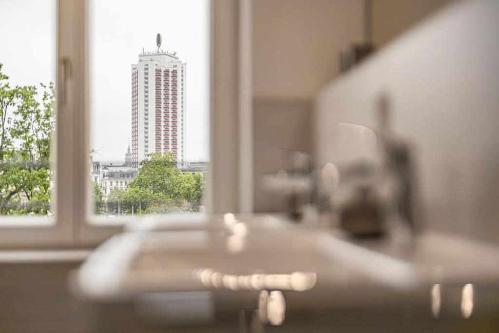 לייפציג Stylisches Zentrales City-Apartment Mit 2 Balkonen מראה חיצוני תמונה