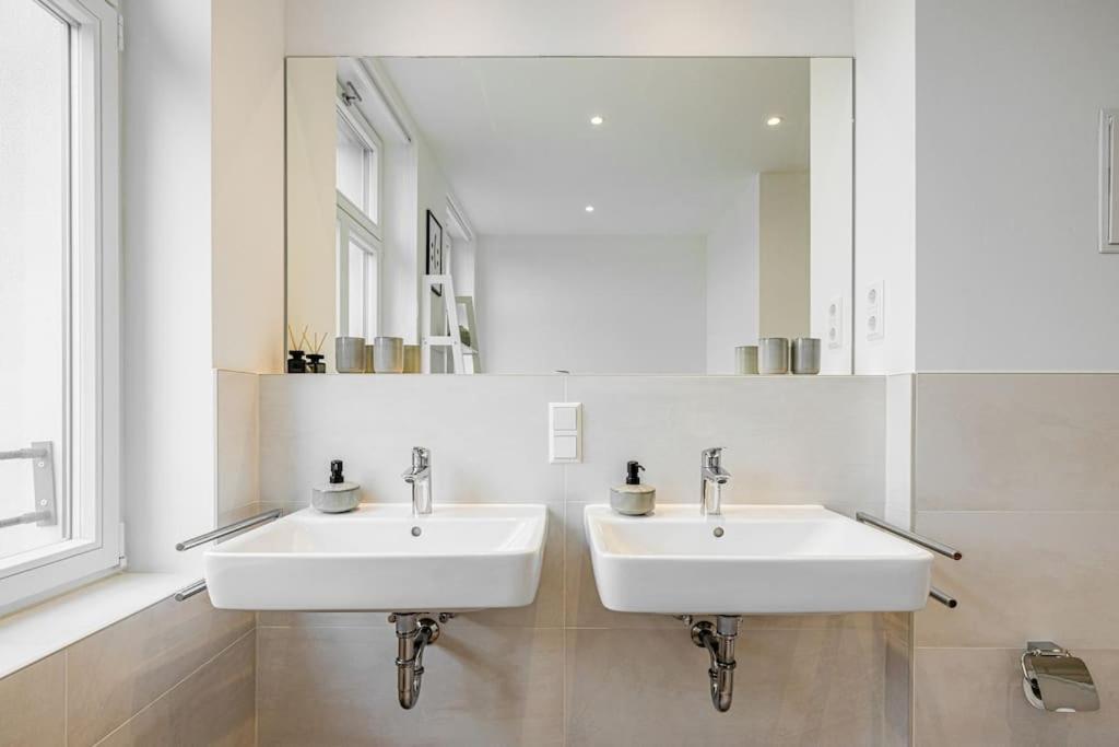 לייפציג Stylisches Zentrales City-Apartment Mit 2 Balkonen מראה חיצוני תמונה